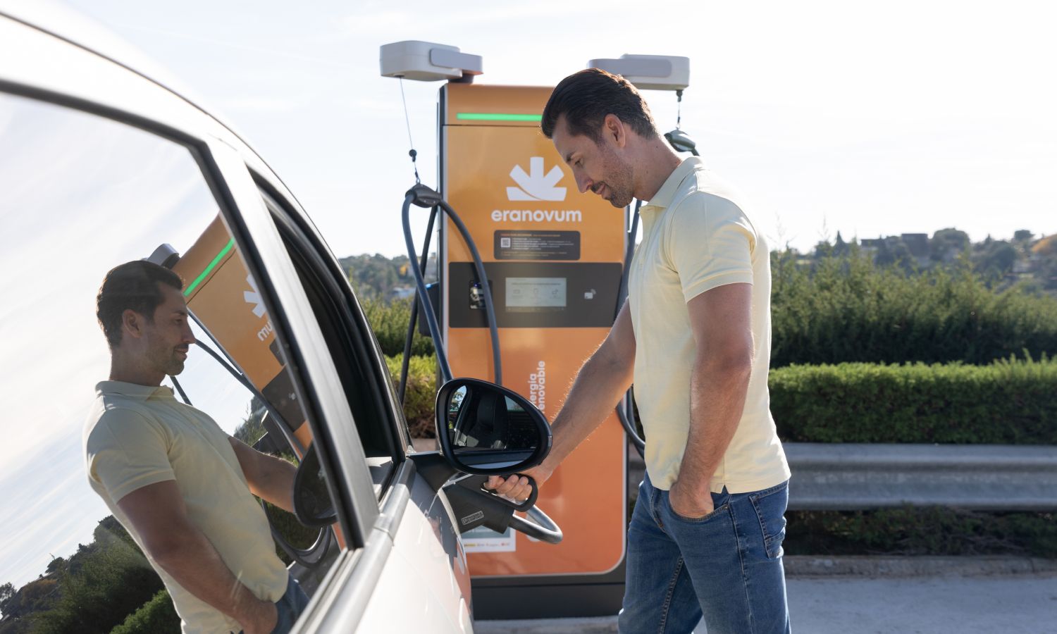 Punto de recarga para vehículos eléctricos